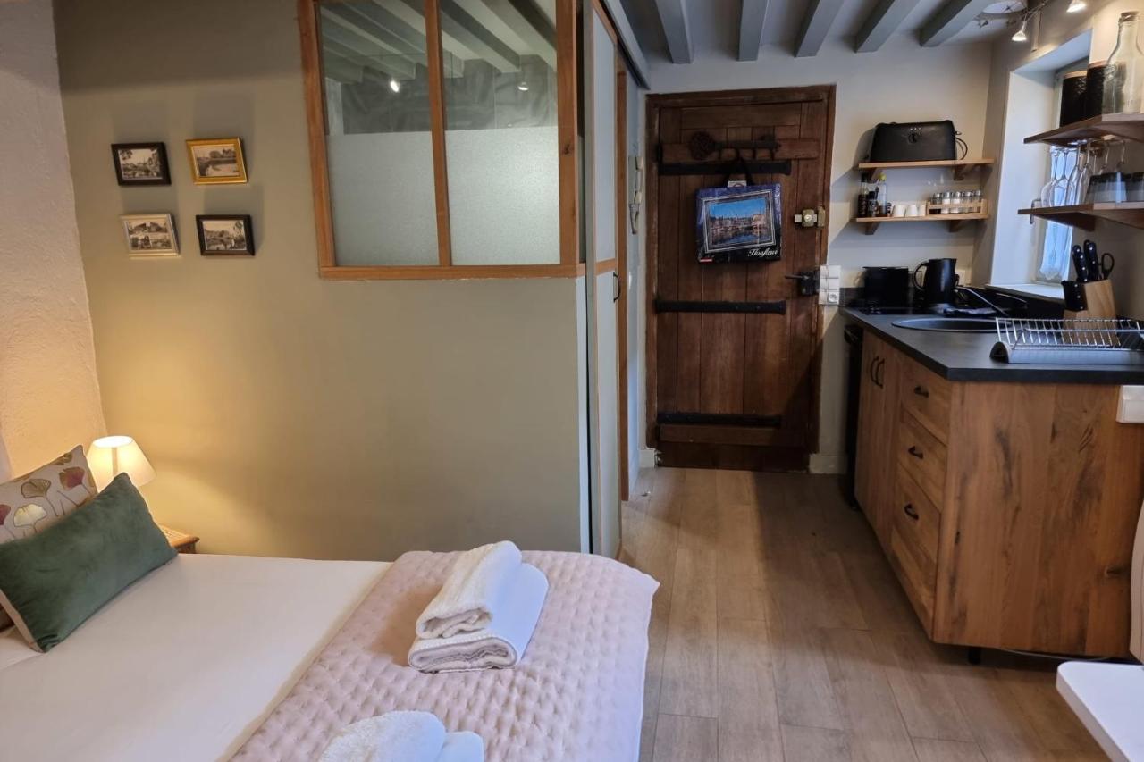 The Saint Jean Suite - Cozy For 2 - Center Honfleur With Fireplace Buitenkant foto